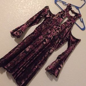 Cold Shoulder Skater Dress